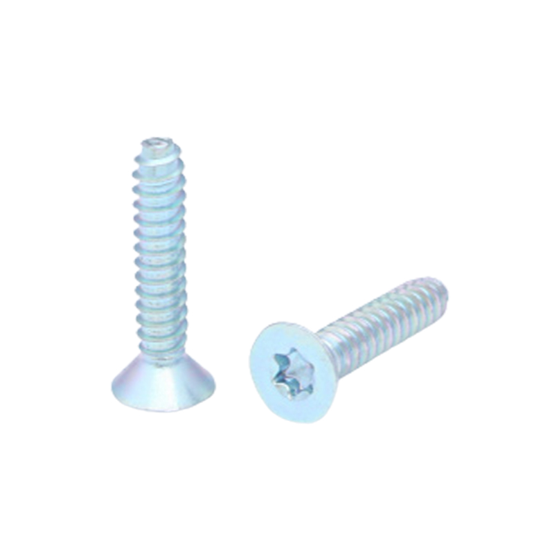 Hexalobular socket countersunk head tapping flat t